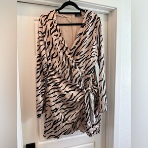 Vici Beige and Black Dress